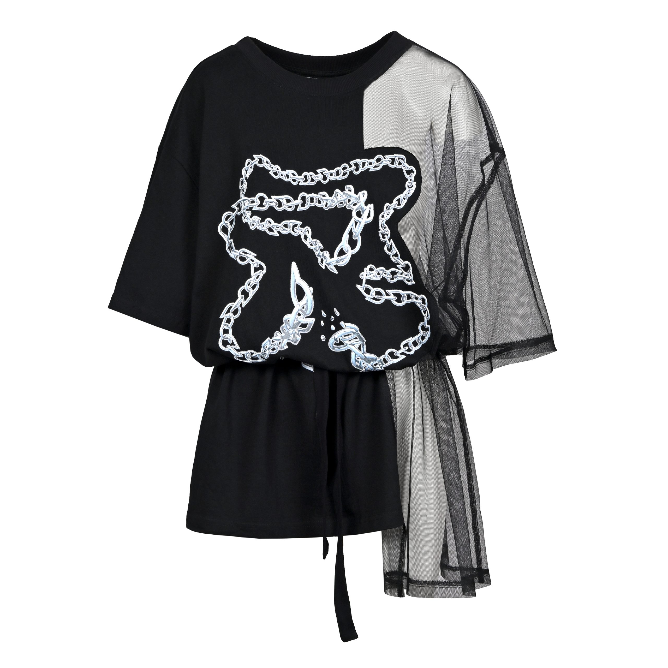 BOLA SUKIENKA / T-SHIRT OVERSIZE CHAIN 01