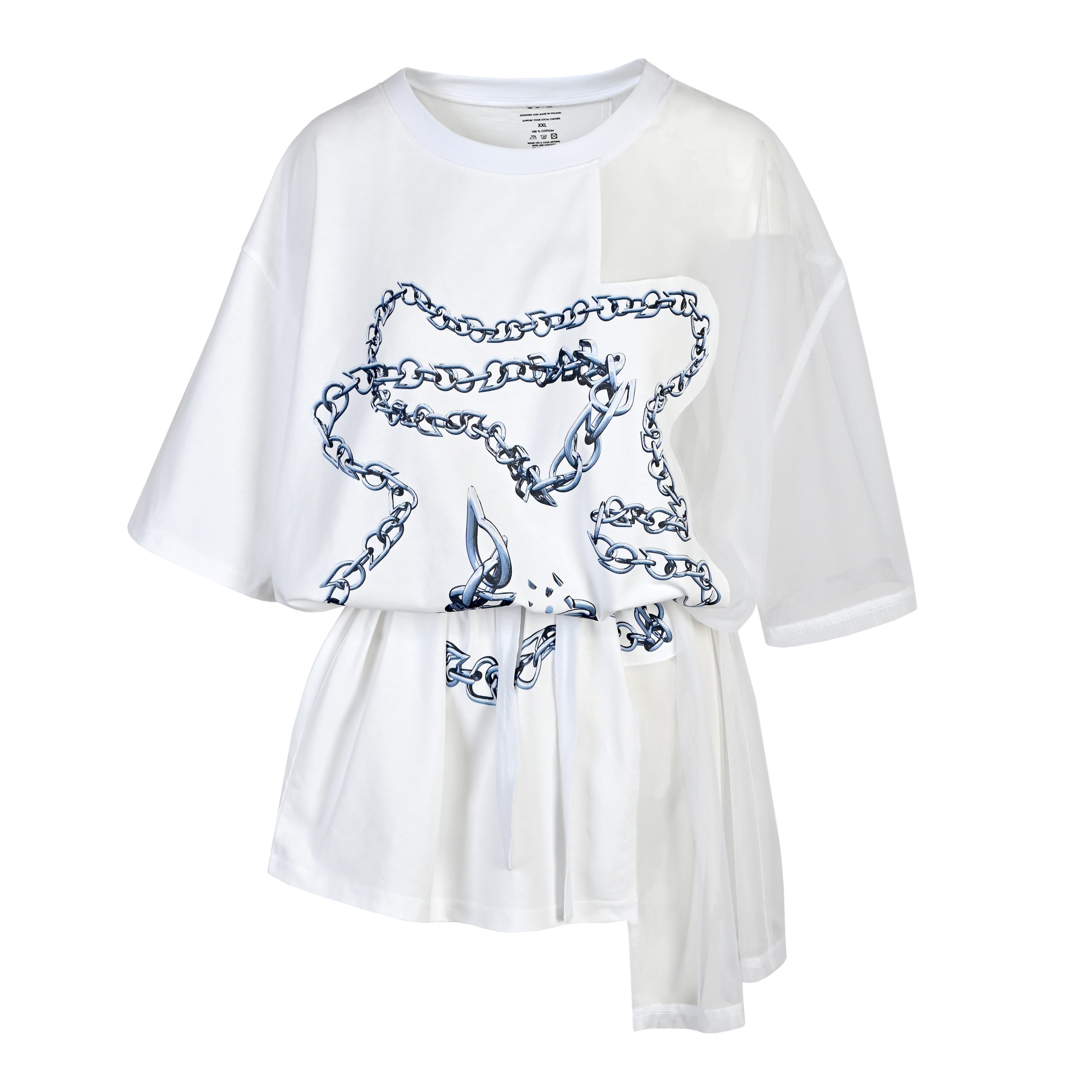 BOLA SUKIENKA / T-SHIRT OVERSIZE CHAIN 02 - obrazek 3